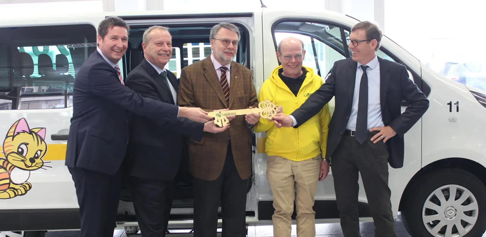 Vaudoise Versicherung spendet Fahrzeug